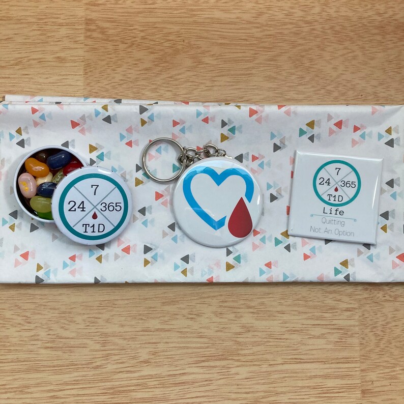Type 1 Diabetes Care Package: T1D Gift Set With Mug, Keychain ...