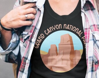Grand Canyon National Park T-shirt,  Arizona National Park T-shirt, Unisex tops for Camping and Vacation