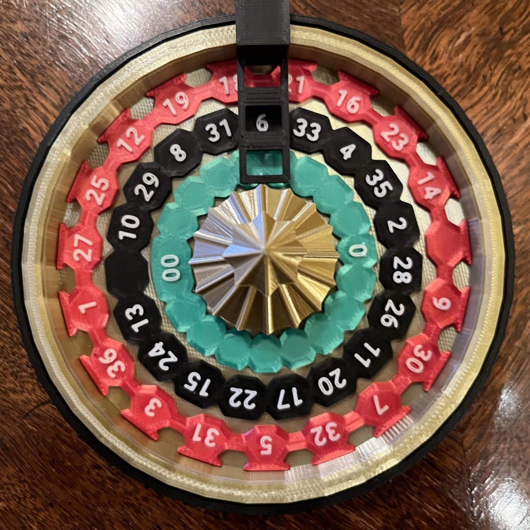 Classic Roulette Wheel – Magnetic Number Stop, Mini American Roulette ...