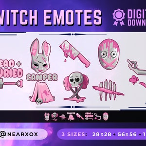 Killer Emotes | Twitch | Discord | Badges