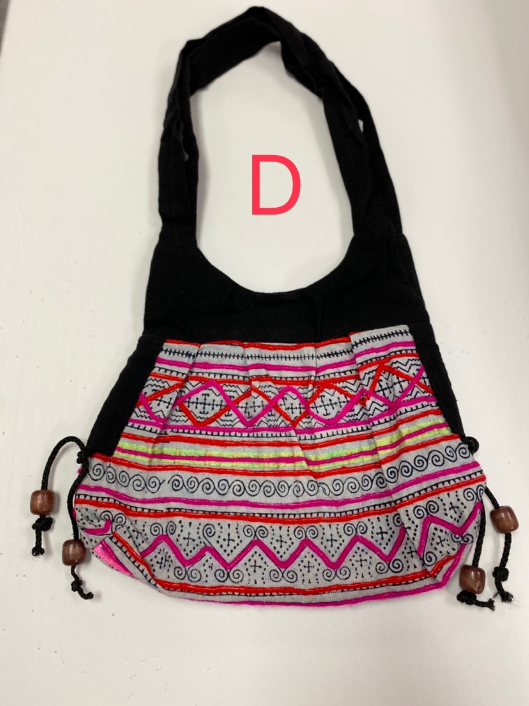 Handmade Woven Hippie Style Handbag, Shoulder Bag, Thailand Style Cotton Bag,  