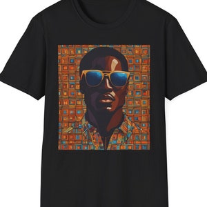 African American Man T-Shirt Black King Tee Melanin Afrocentric Black Art Comfort Apparel Black American Casual Graphic Shirt Gift For Him