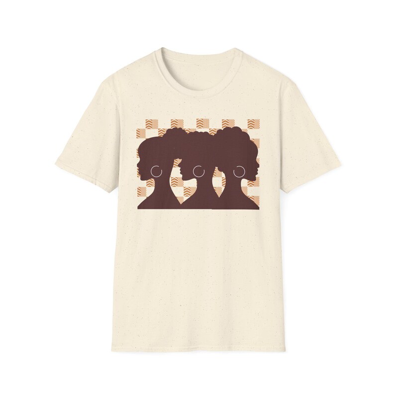 Brown Skin Girls Tee Melanin Queens Casual Comfort T-Shirt African Americans Shirt Black Girl Magic Shadow Apparel Afrcentric Art Clothing Natural