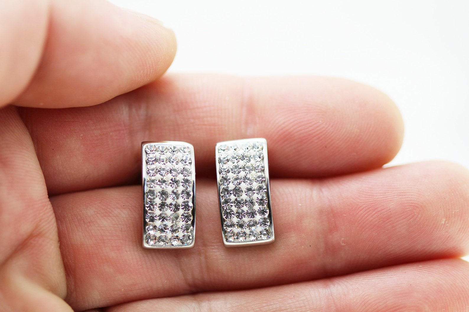 Surgical Steel Stud Earrings Gold Plated Stainless Steel Etsy UK