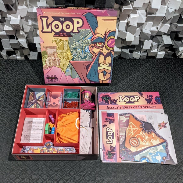 STL Files for Insert, kompatibel mit The Loop Brettspiel