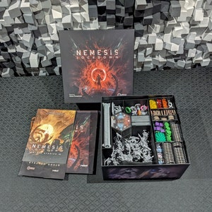 Insert for Nemesis Lockdown Kickstarter - fits sleeved cards, SEE NOTES