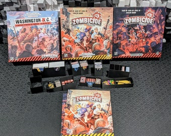 STL files for insert, compatible with Zombicide 2nd edition kickstarter President or All In - holds everything but minis