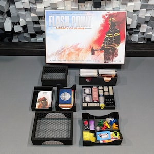 STL-filer för Insert kompatibla med Flash Point Legacy of Flame, anpassningsbara för extra innehåll