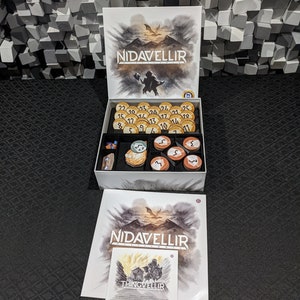 Fichiers STL à insérer, compatibles avec Nidavellir, et pièces de monnaie - Convient aux cartes avec pochette et aux extensions