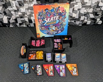 Skate Summer compatible insert, fits sleeved cards, kickstarter extras