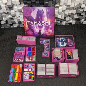 Insert, compatible with Tamashii Chronicle of Ascend (Standee/Retail edition), fits expansions, sleeved cards, SEE NOTES