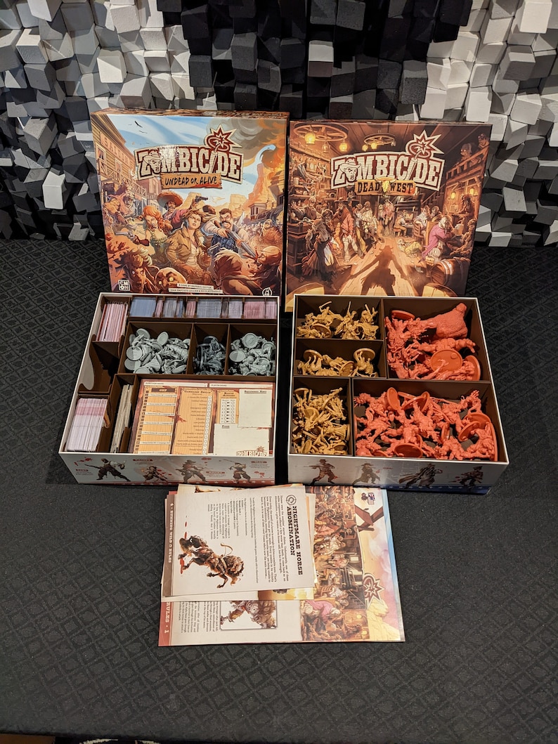 Carte Mister Gray Mini + English Cards Pour Zombicide: Undead Or Alive - Extension/pièce De Jeu