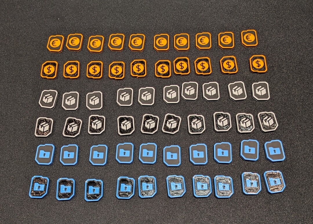 Resource Tokens, Compatible With Cyberpunk 2077 Gangs of Night City - Etsy