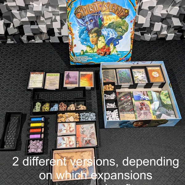 STL files for Spirit Island Compatible insert - 2 versions, depending on what expansions you have