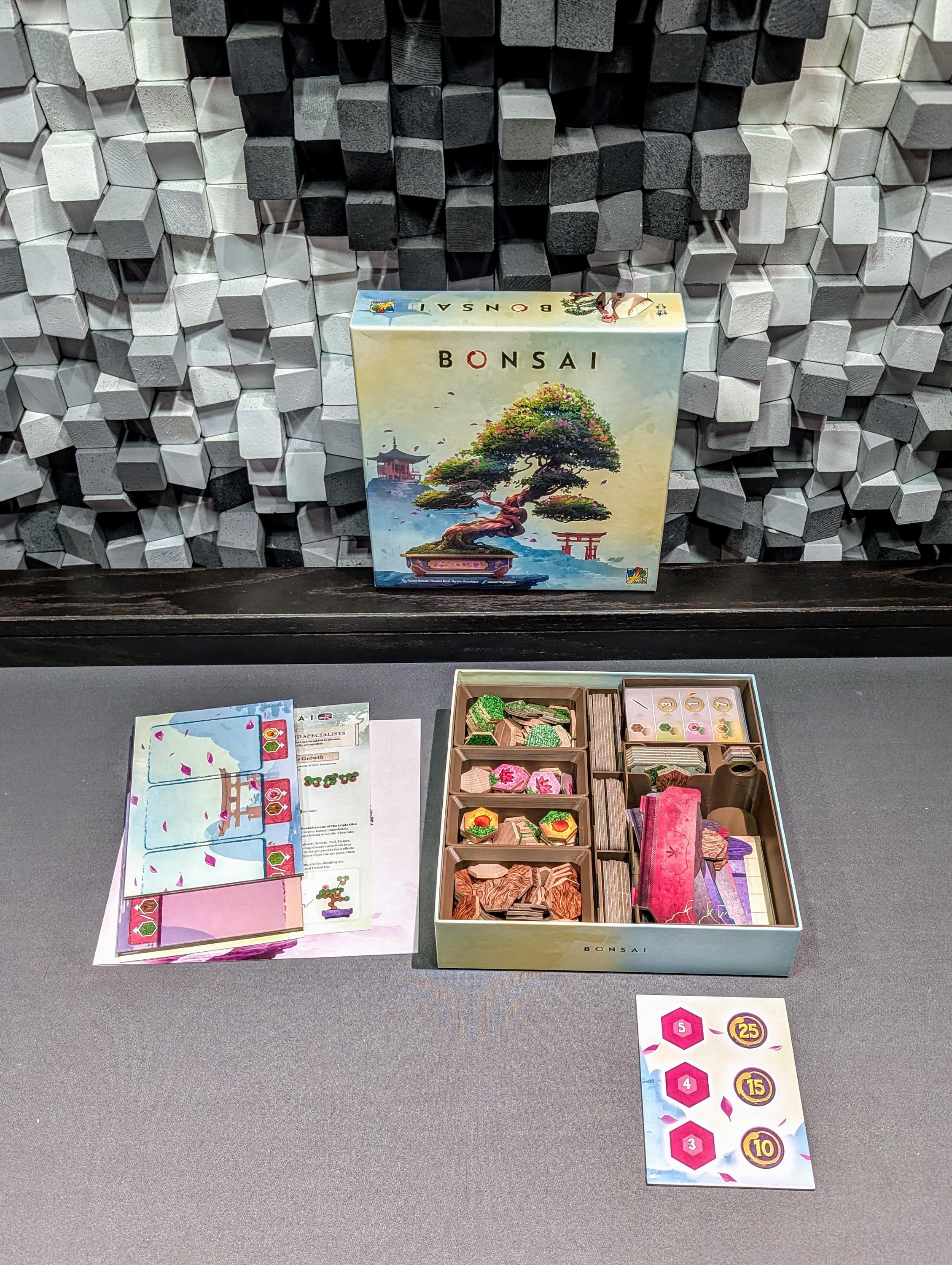 Insert (UPDATED), Compatible With Bonsai Board Game, Fits Expansions,  Sleeved Cards, Cute Token Pots - Etsy
