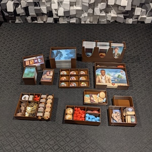 STL Dateien für Sleeping Gods Kompatibles Insert, passend für Erweiterungen, Karten mit Schutzhüllen (siehe Notizen)