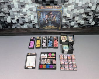 STL for Cthulhu Dark Providence compatible insert UNOFFICIAL, fits sleeved cards