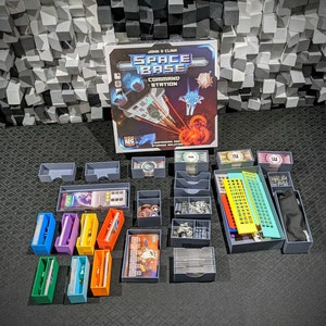 Space Base Command Station compatible insert - fits expansions, sleeves, extras (slight expansion spoilers)