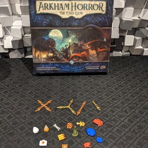 Archivos STL para fichas e inserciones, compatibles con Arkham Horror Card Game (todos los tipos que tengo)