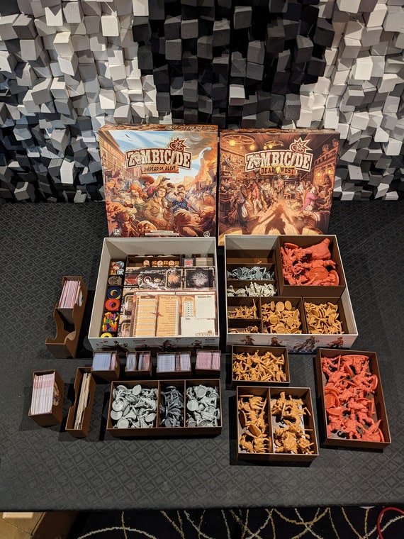 Zombicide: Undead Or Alive - Board Game Insert - Tinkering Paws