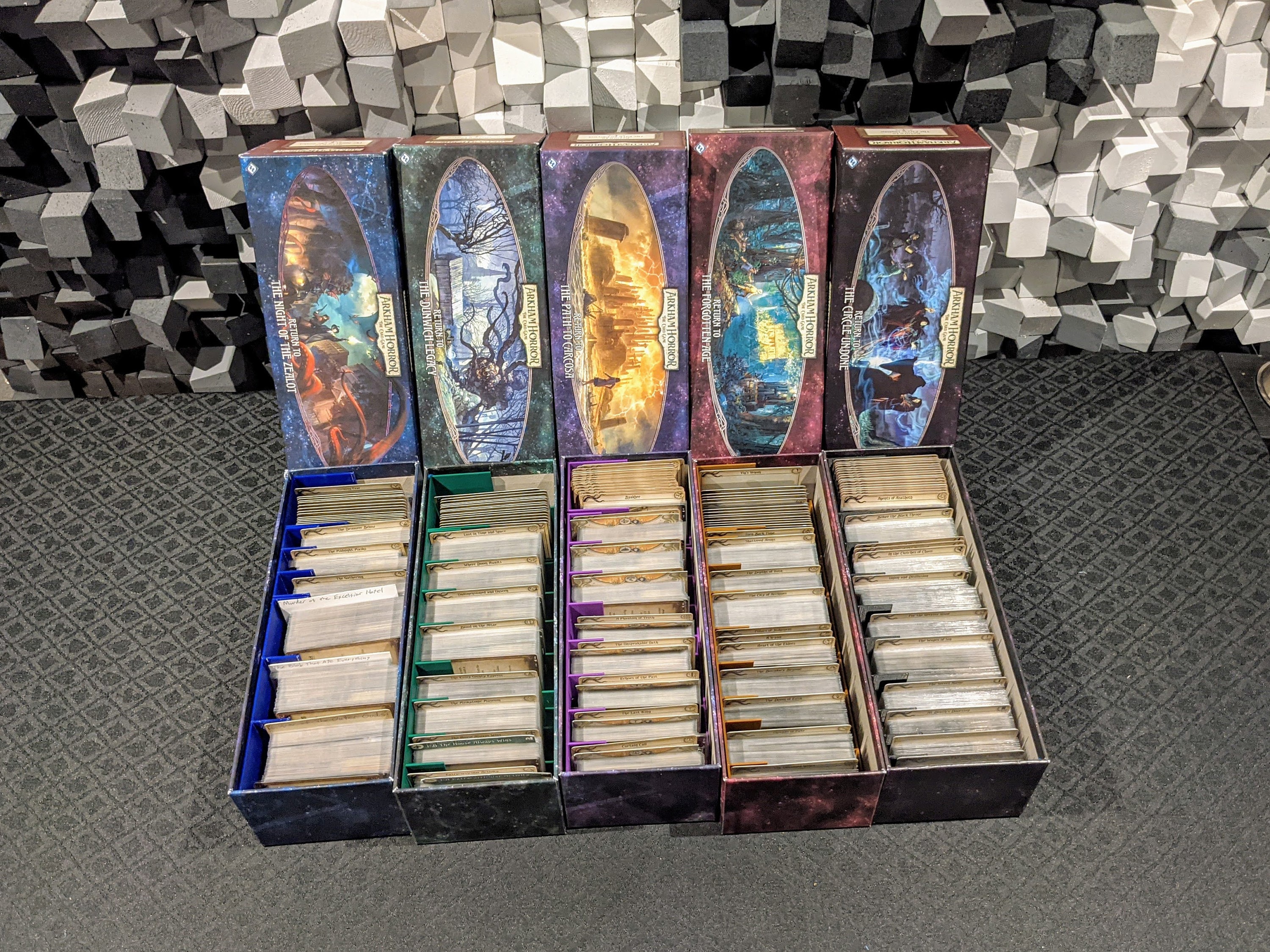 Inserts, Compatible With Return To: Arkham Horror Card Game, Fits Sleeved  Cards - Etsy