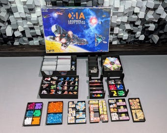 STL files for Xia Legends of a Drift System compatible insert UNOFFICIAL fits sleeved cards and expansions
