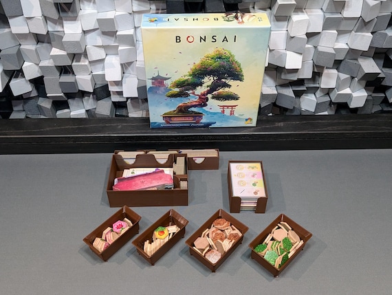 STL Files for Inserts (updated), Compatible With Bonsai Board Game, Fits  Expansions, Sleeved Cards, Cute Token Pots - Etsy Israel