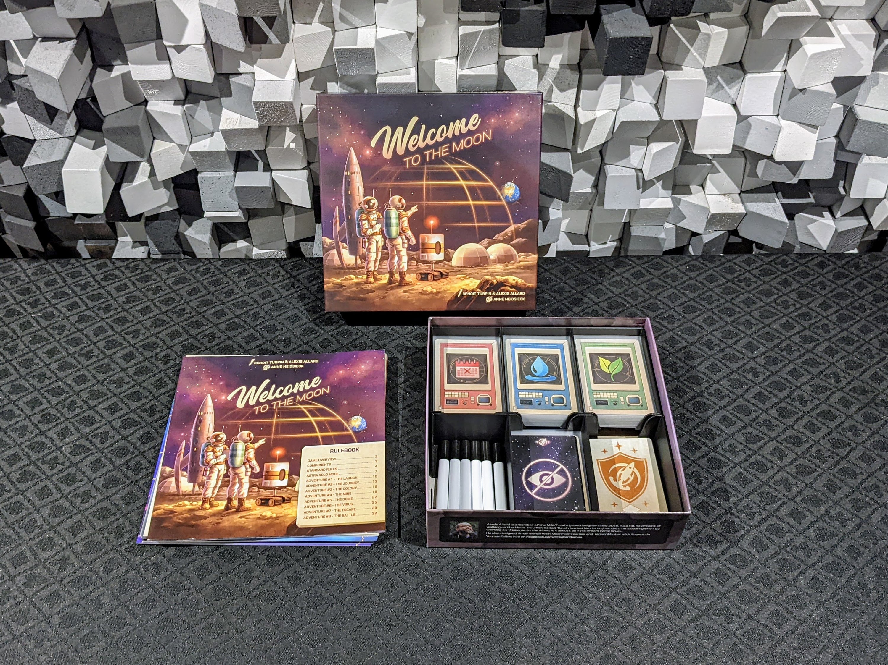 Welcome to the Moon Insert Fits Sleeved Cards - Etsy Denmark