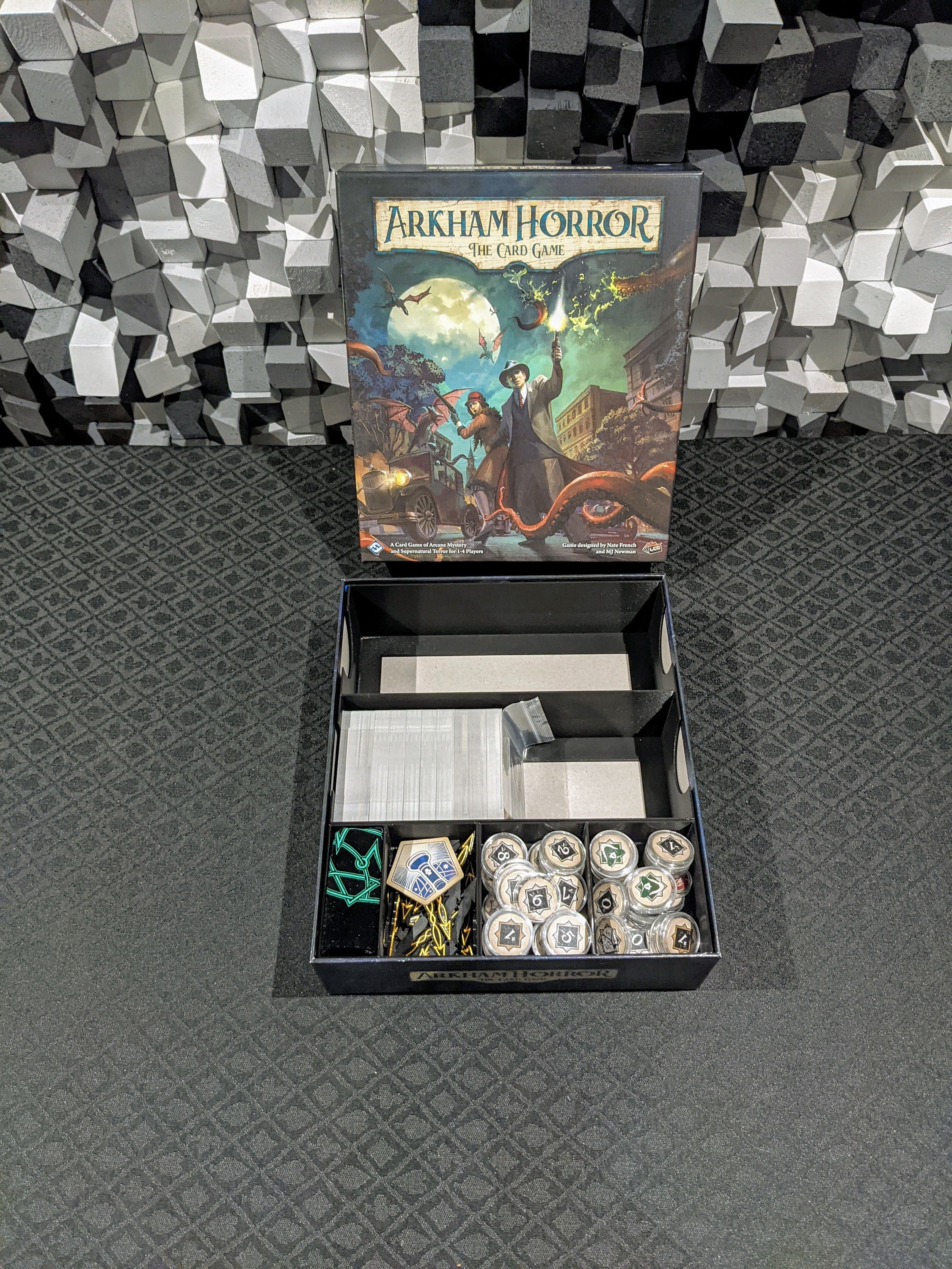 Arkham Horror Card Game Compatible Insert for Old and New Revised Core Set or Campaign Box, Customizable, Holds Sleeved Cards - Etsy Arkham Horror Card Game Compatible Insert for Old and New Revised Core Set or Campaign Box, Customizable, Holds Sleeved Cards - Etsy
