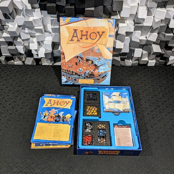 STL files for Ahoy compatible insert, holds tokens