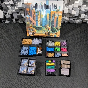 Rolling Heights compatible insert, fits kickstarter extras