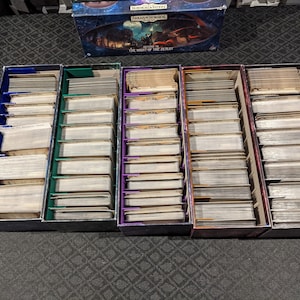 Inzetstukken, compatibel met Return To: Arkham Horror Card-spel, geschikt voor kaarten met mouwen