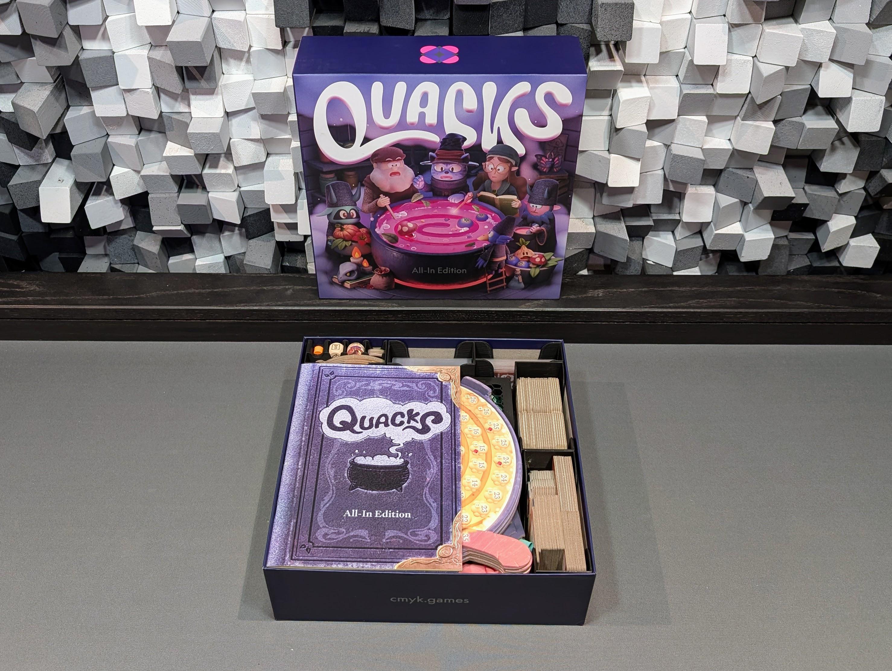 quacks of quedlinburg card sleeves Insert Compatible With Quacks All-in Edition, Fits Sleeves