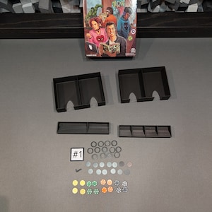 STL Dateien für Insert and Token Covers/Ersatz, kompatibel mit Comic Hunters, passend für Karten mit Schutzhüllen