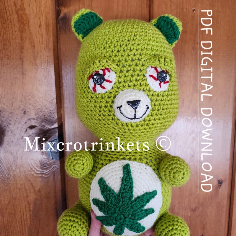 Stash Bear Jar Crochet Pattern Etsy