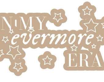 In my EVERMORE ERA sticker color