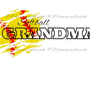 Softball Grandma SVG