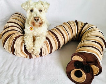 Bear Snuffle Puzzle | 4 Sizes Available | Enrichment Activity | Treat Dispenser | Slow Feeder | For Small Pets & Dogs | Dog Gift Ideas