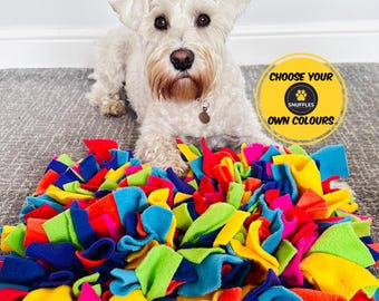 Custom Coloured | Standard Snuffle Mat | Enrichment Activity | Slow Feeder | For Scent Work |Dog Puzzle | Pet Gift ideas | Dogs & Puppies