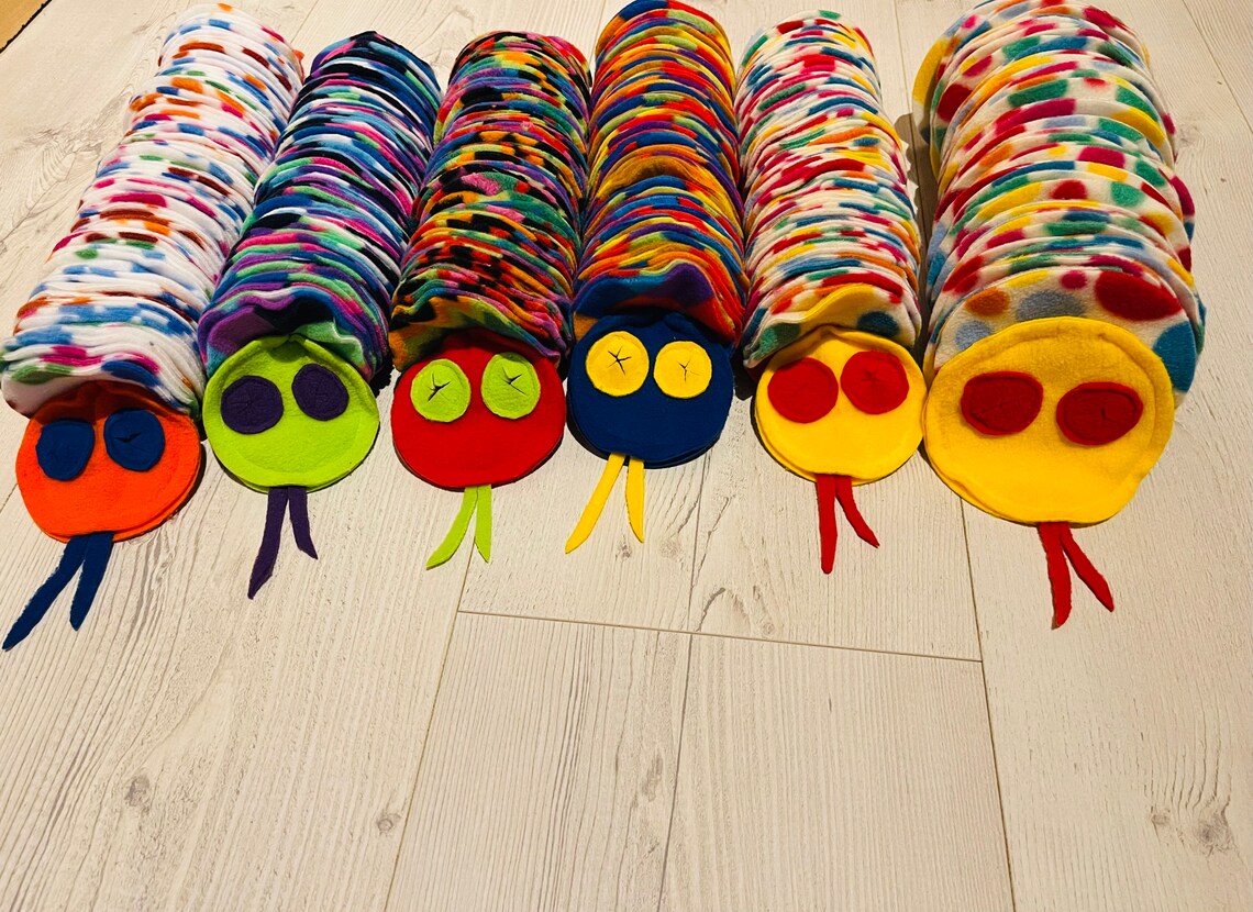 Small Snuffle Snakes / snuffle mat / snuffle ball / snuffles / Etsy