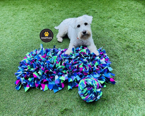 Large Snuffle Mat & Large Snuffle Ball Treat Mat Dog Puzzle Toys Enrichment  Activity Slow Feeder Dogs and Puppies Dog Gift Ideas 