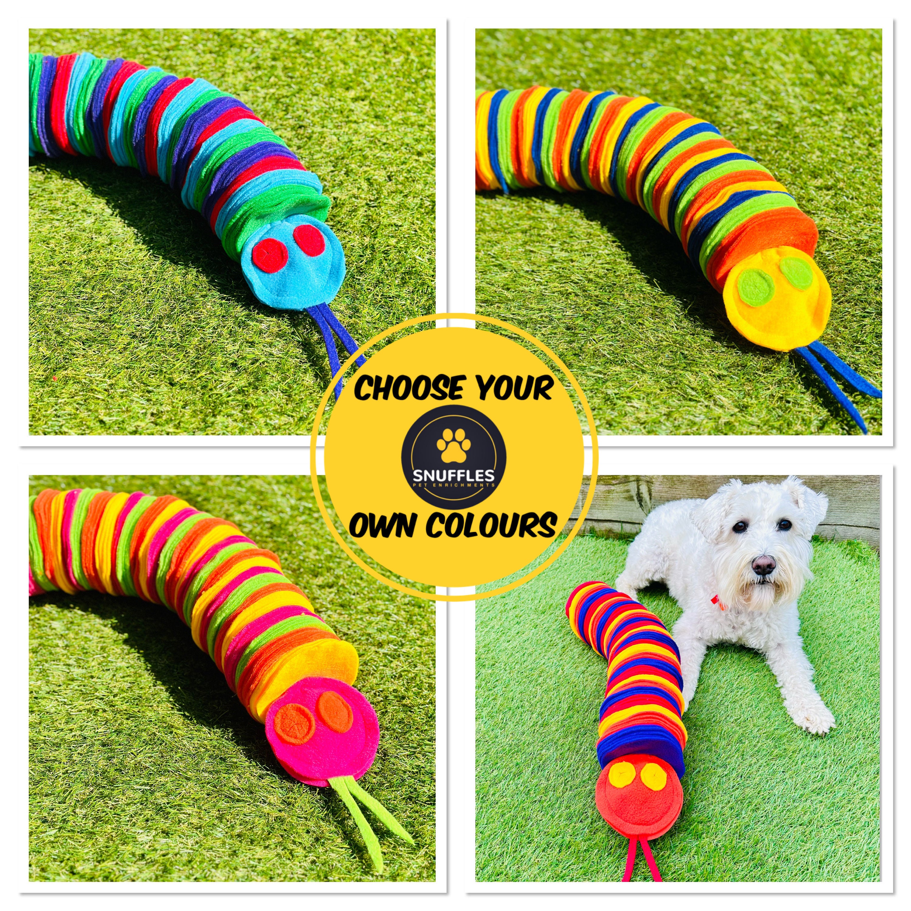 Interactive Dog Toys (Slow Feeder, Dog Puzzle Toys, Treat Dispensing Dog  Toys, Great Alternative to Snuffle Mats for Dogs) Dog Toys for Large Dogs &  Small Dogs-Colors May Vary 4