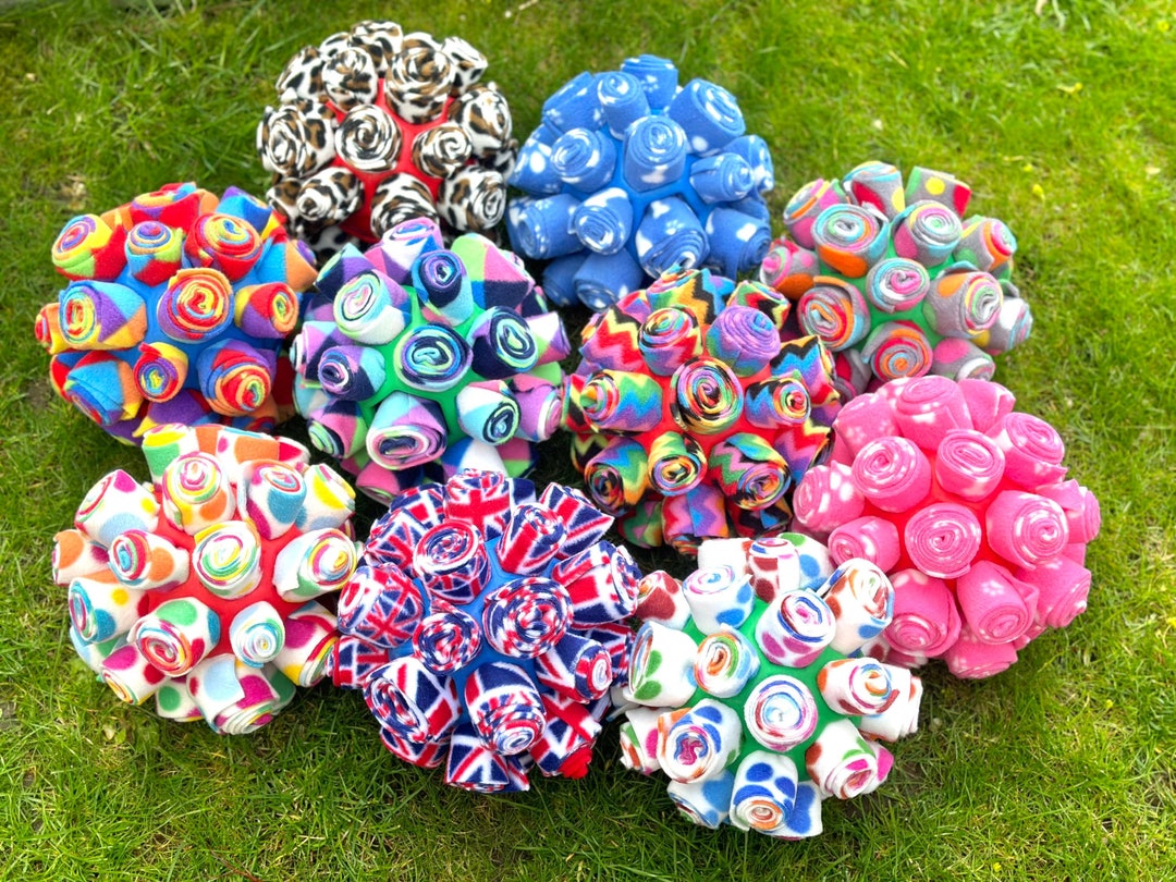 Snuffle Cage Ball | Fun Interactive Dog Toy | Treat Dispenser Puzzle ...