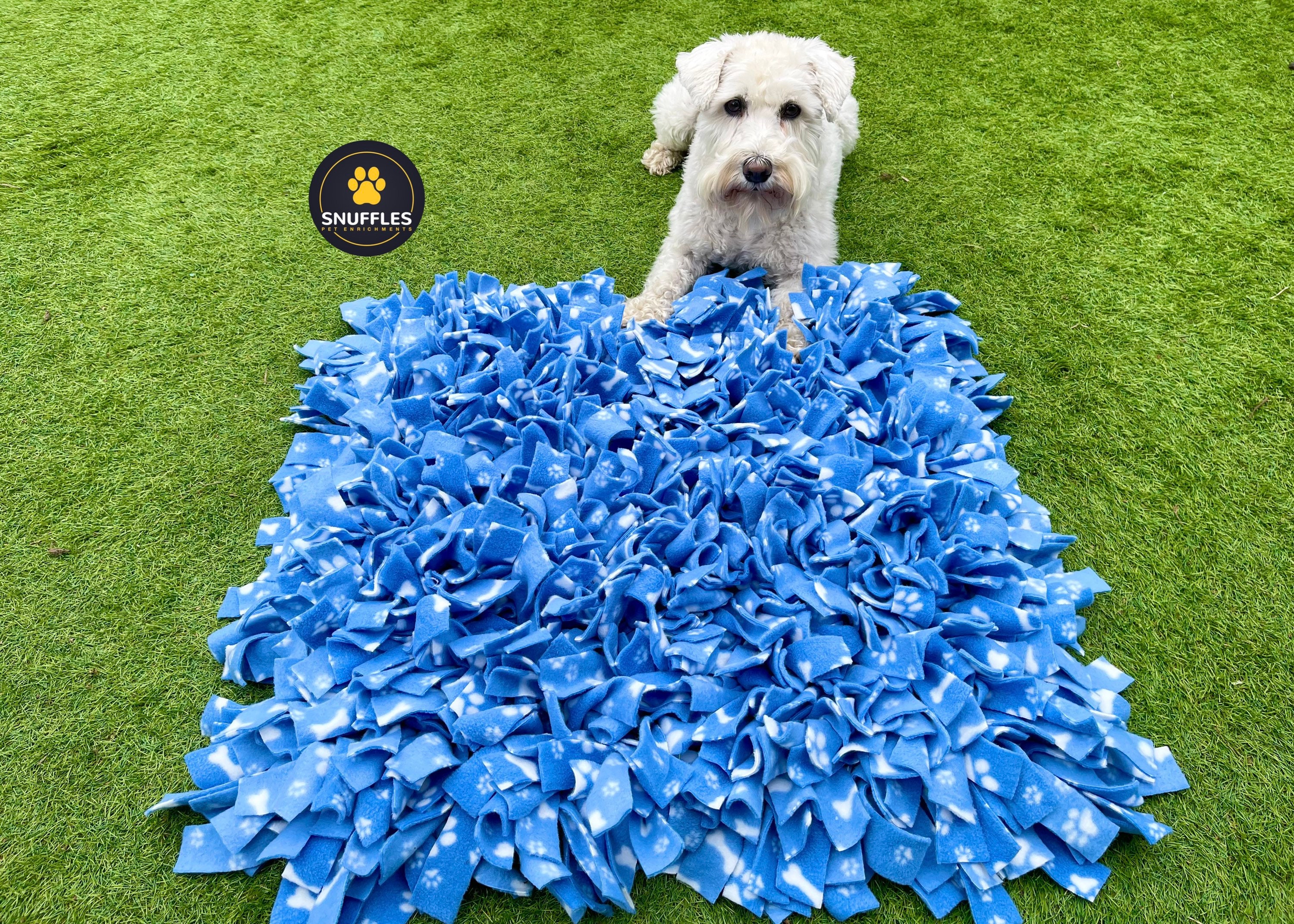 HESLAND Dogs Snuffle Mat Nosework Feeding enrichment Mat Puzzle