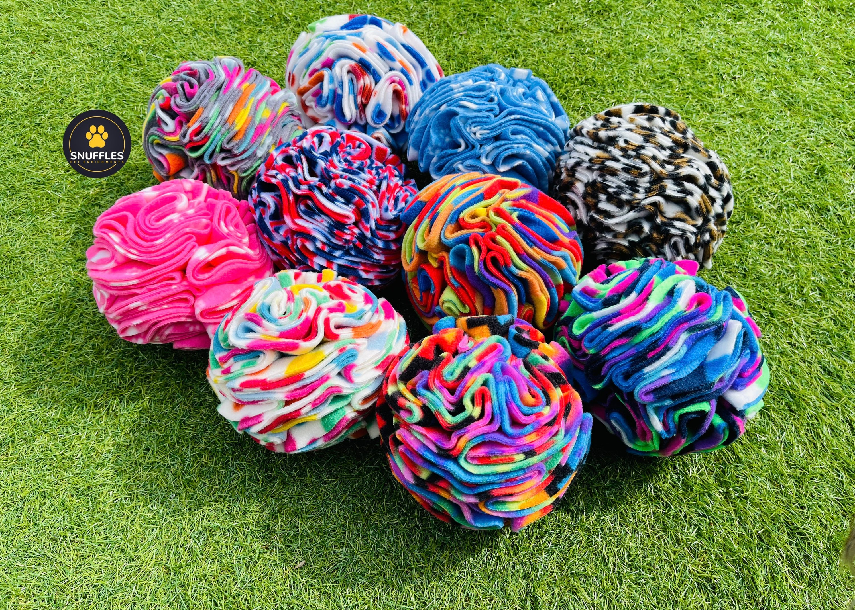 Large Snuffle Ball Fun Enrichment Dog Puzzle Learning & Scent Work Training  Slow Feeder for Medium and Large Dog Breeds dog Gifts 