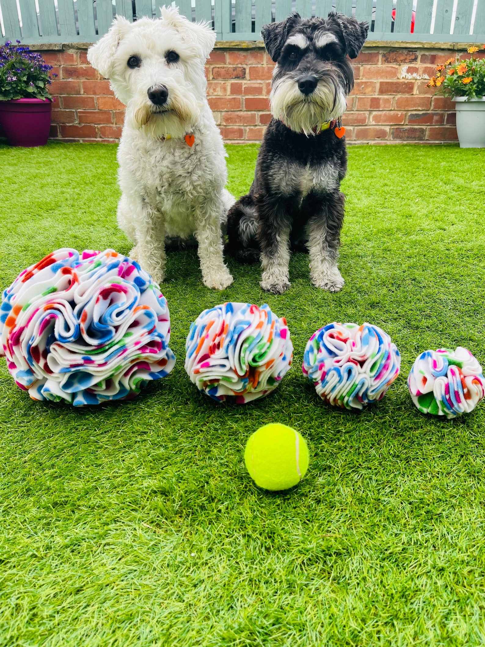 Small 4 Snuffle Ball / foraging ball / enrichment toys / dog Etsy