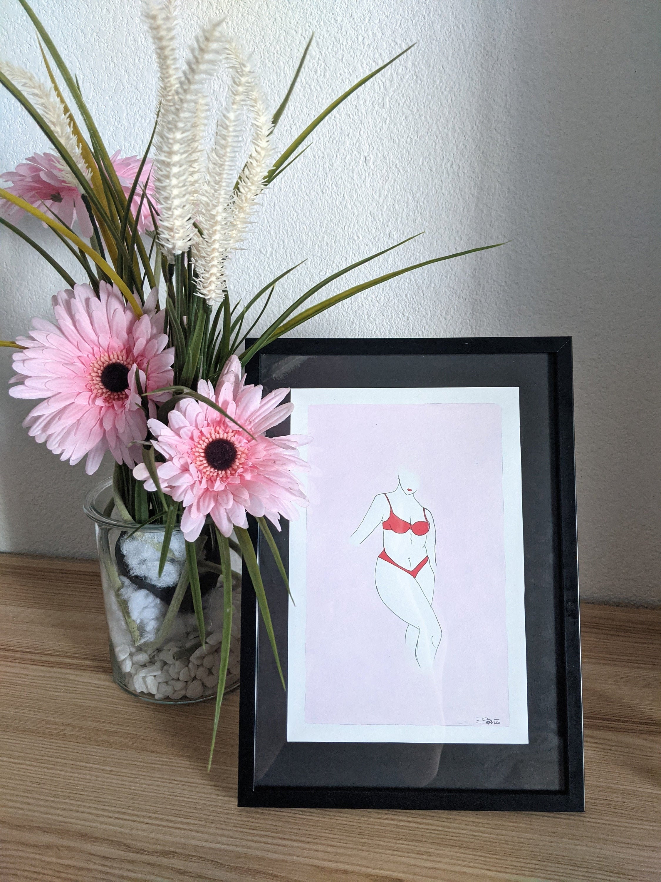 Affiche Femme Minimaliste