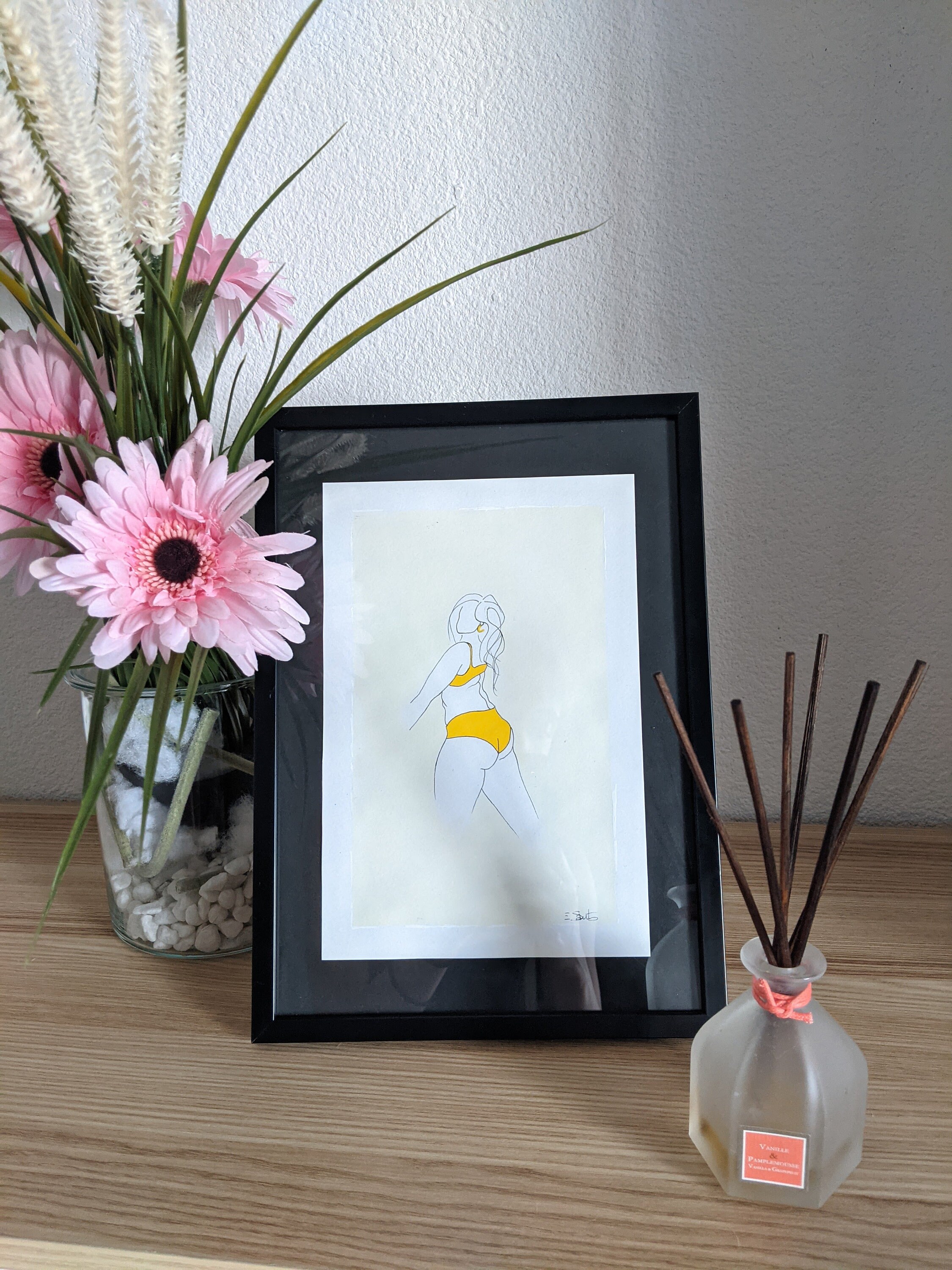 Affiche Femme Minimaliste