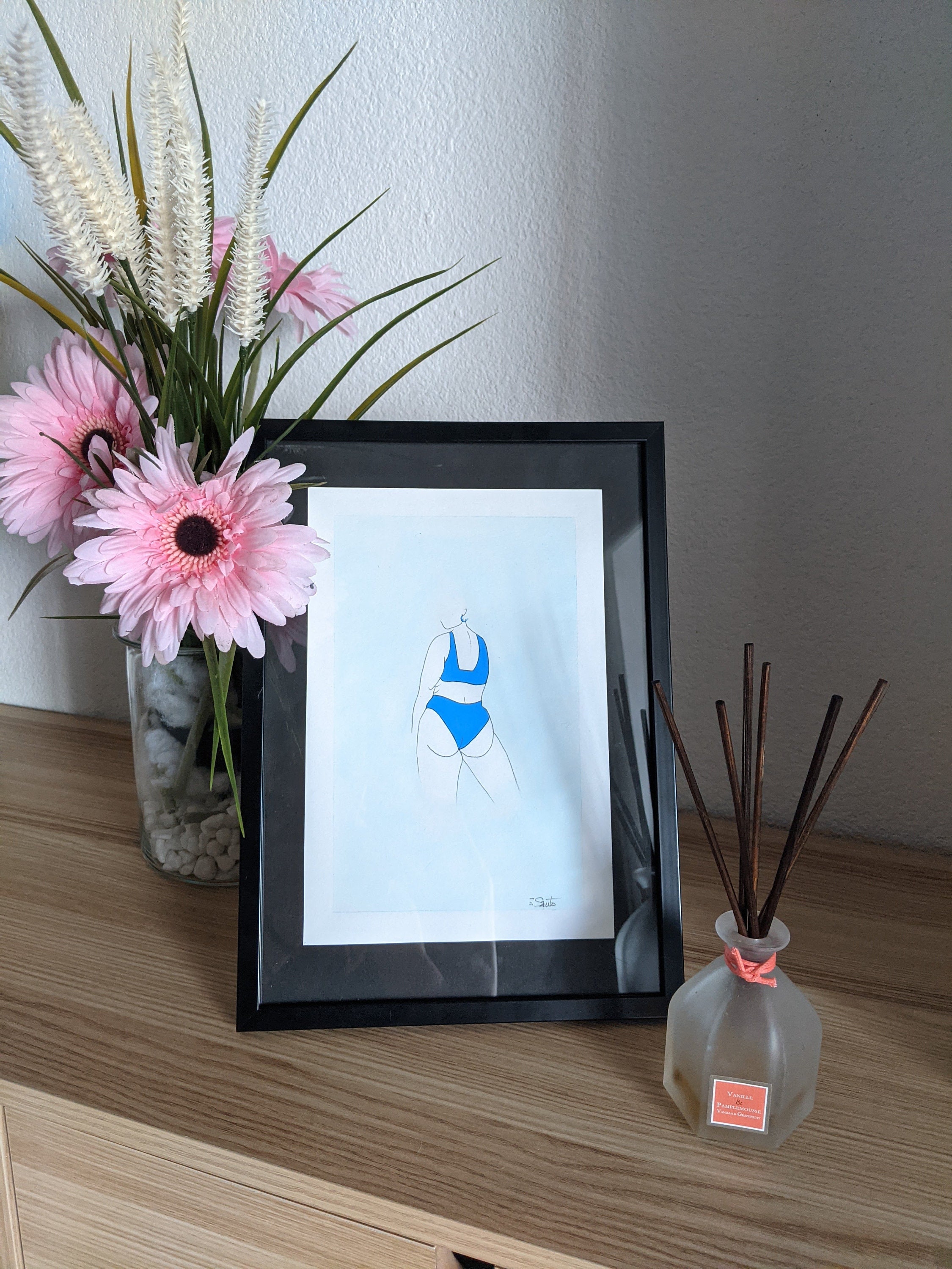 Affiche Femme Minimaliste