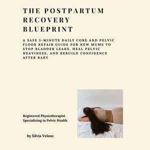 Postpartum Recovery Blueprint: Pelvic Floor & Core Repair Guide for New Mums | Stop Bladder Leaks and  Pelvic Heaviness | Digital PDF Bundle